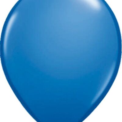 Donkerblauwe Metallic Ballonnen 30cm 10 stuks