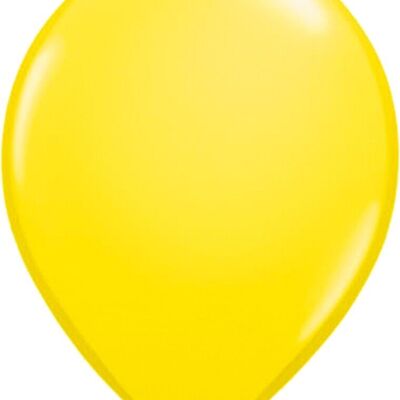 Gelbe Metallic-Luftballons 30 cm - 10 Stück