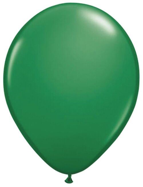 Donkergroene Metallic Ballonnen 30cm - 10 stuks