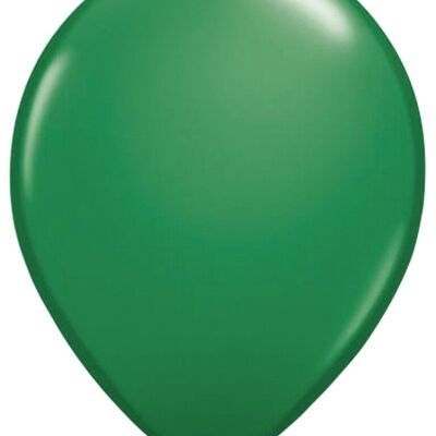 Dark Green Metallic Balloons 30cm - 10 pieces