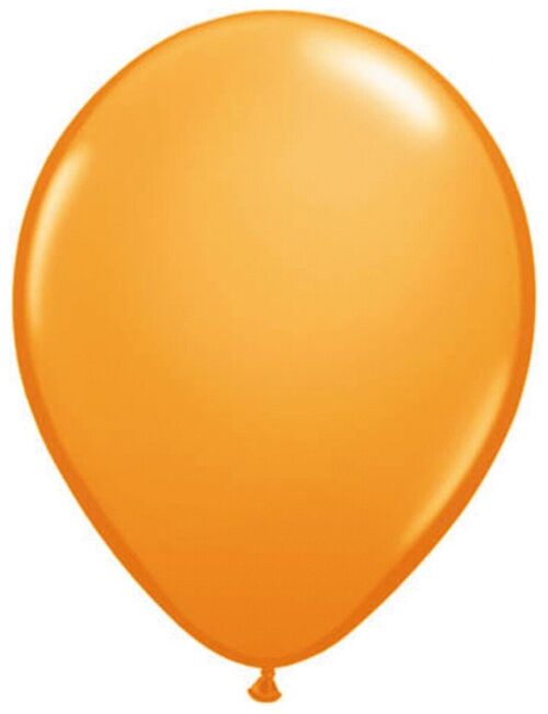 Oranje Metallic Ballonnen 30cm - 10 stuks