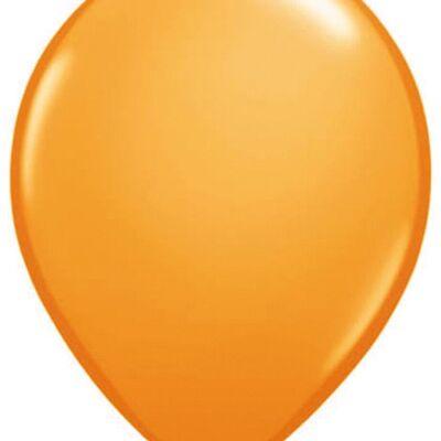 Orange Metallic Luftballons 30cm - 10 Stück