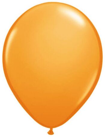 Ballons Métalliques Orange 30cm - 10 pièces 1