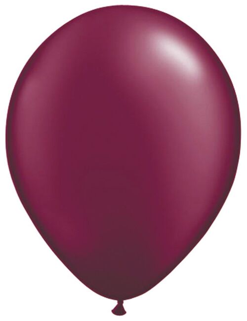 Burgundy Wijnrode Metallic Ballonnen - 10 stuks