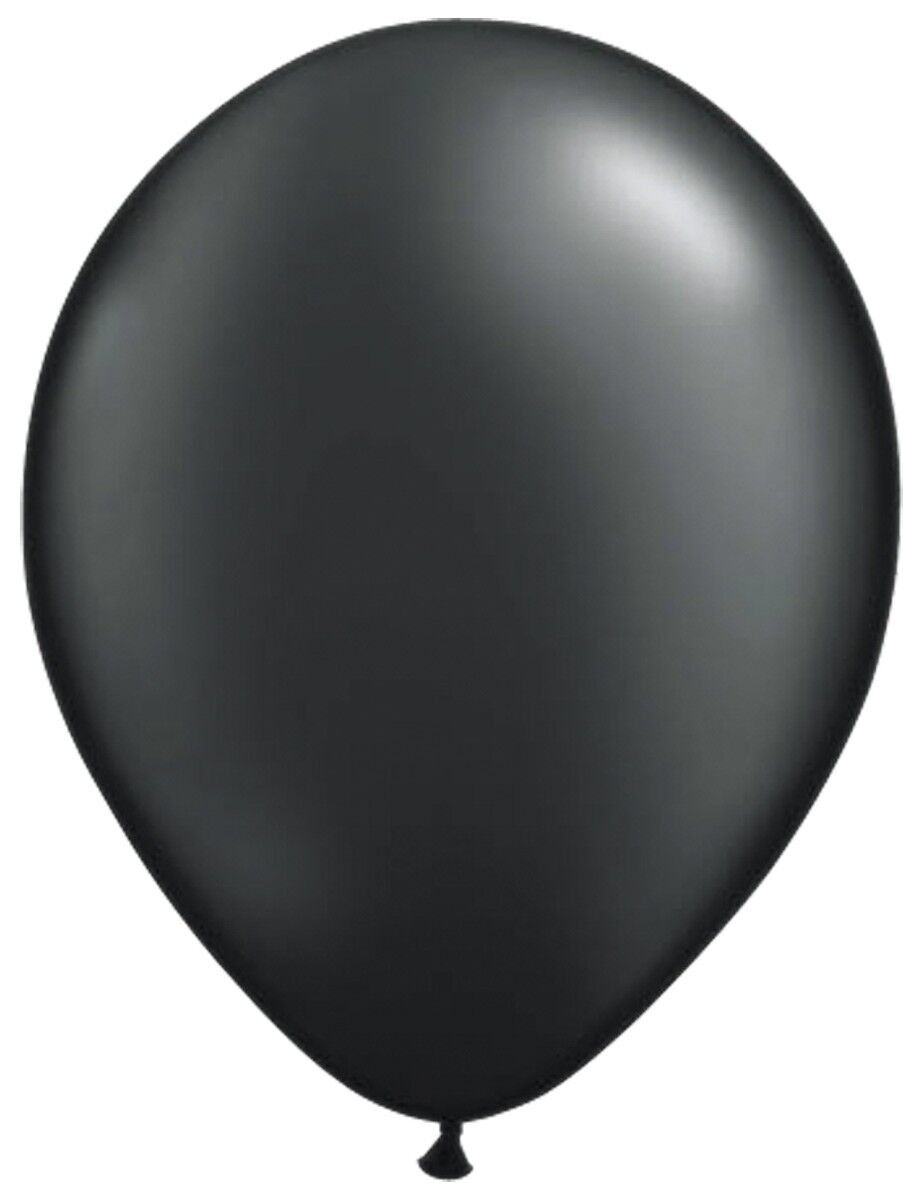Palloncini Metallici Neri 30cm - 10 pezzi