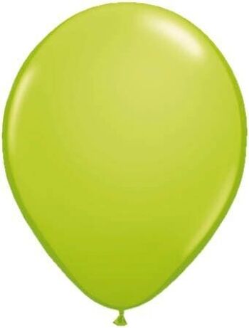 Ballons Métallisés Vert Pomme 30cm - 10 pièces 1