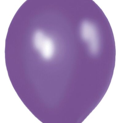 Purple Metallic Balloons 30cm - 10 pieces