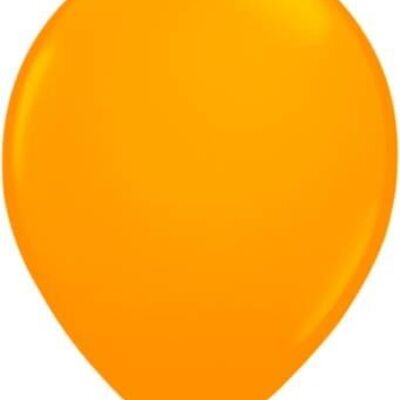 Orange Neonballons 25cm - 8 Stück