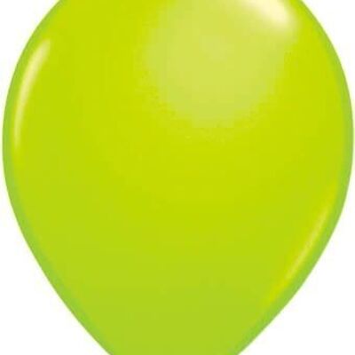 Green neon balloons 25cm - 8 pieces