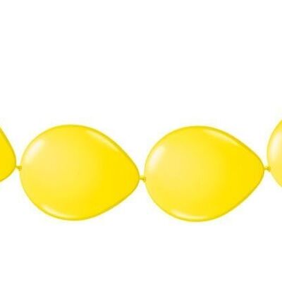 Yellow Balloon Garland - Button Balloons - 3 meters