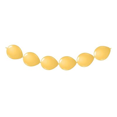 Gold Metallic Balloon Garland - Button Balloons - 3 meters