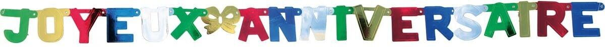Lettera pendolo 'Joyeux Anniversaire'