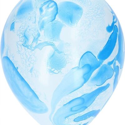 Balloons Marble Multicolored 30cm - 6 pieces