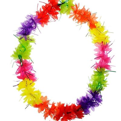 Mélange de couleurs de couronne d'Hawaï avec paillettes