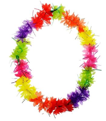 Mélange de couleurs de couronne d'Hawaï avec paillettes 1