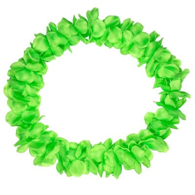 Couronne Hawaii vert fluo 9.5cm