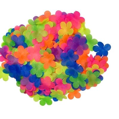 Confeti de mesa Neon Hawaii Flowers - 300 piezas