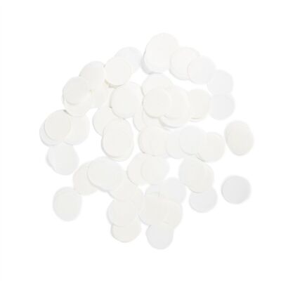Witte Confetti Groot - 14 gram
