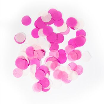 Confettis rose bébé grand - 14 grammes 1