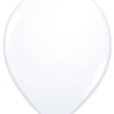 Witte Ballonnen 30cm - 50 stuks