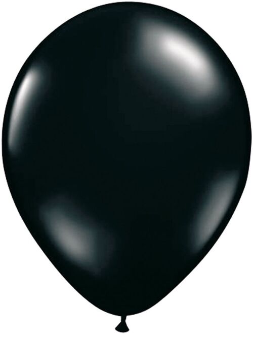 Zwarte Ballonnen 30cm - 50 stuks