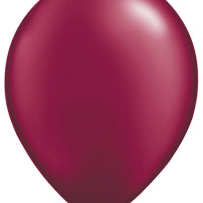 Globos Vino Tinto Borgoña 30cm - 50 piezas