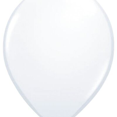 Globos Metálicos Blancos 30cm - 50 piezas