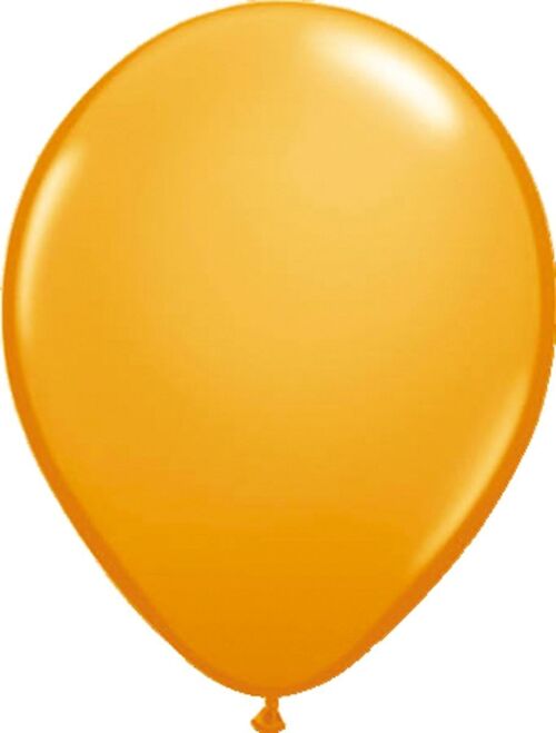 Oranje Metallic Ballonnen 30cm - 50 stuks