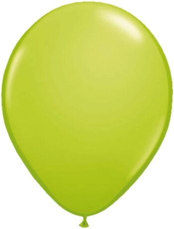 Ballons Métallisés Vert Pomme 30cm - 50 pièces 1