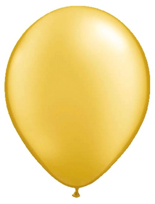 Gouden Metallic Ballonnen 30cm - 50 stuks