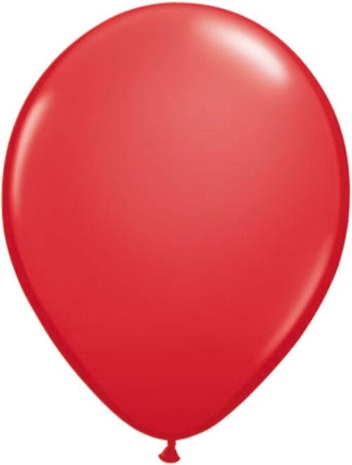 Ballonnen robijn rood metallic 30cm 50stuks