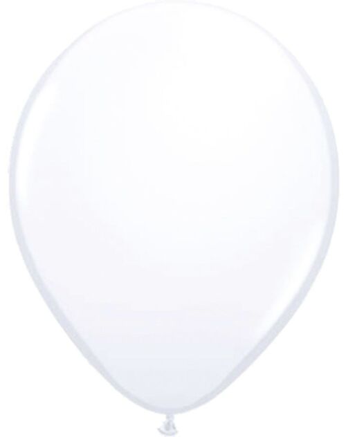 Witte ballonnen 13cm - 20 stuks