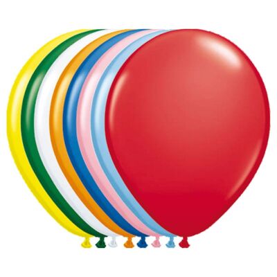 Ensemble de ballons multicolores - 23cm - 50 pièces