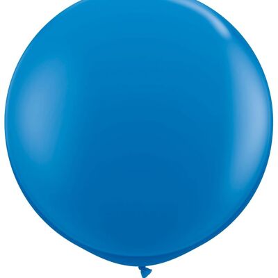 Donkerblauwe ballon XL - 90cm