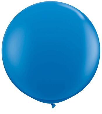 Ballon bleu foncé XL - 90cm 1