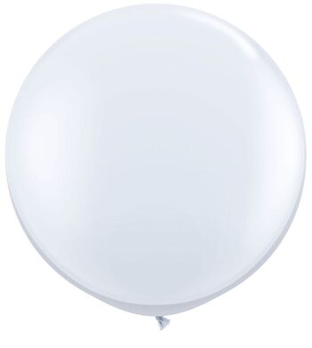 Ballon blanc XL - 90cm 1