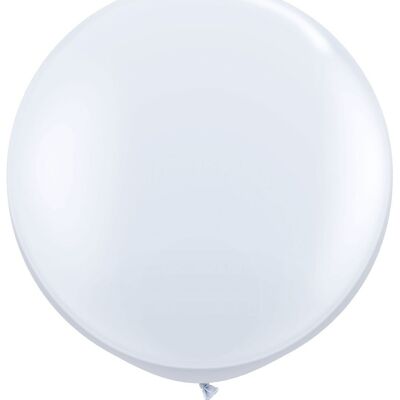 Witte ballon XL - 90cm