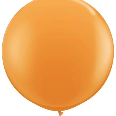 Oranje ballon XL - 90cm