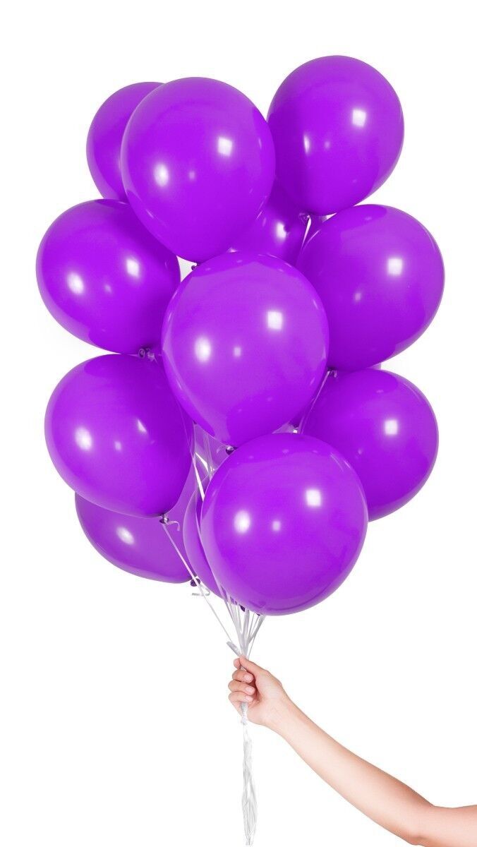 Palloncini Viola con Nastro 23cm - 30 pezzi