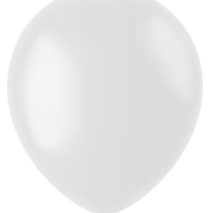 Ballons Coco Blanc Mat 33cm - 50 pièces