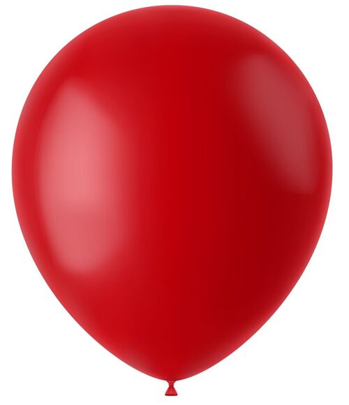 Ballonnen Ruby Red Mat 33cm - 50 stuks