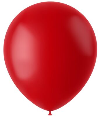 Ballons Rouge Rubis Mat 33cm - 50 pièces 2
