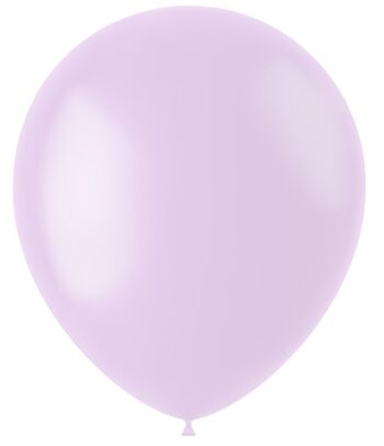 Ballons Poudre Lilas Mat 33cm - 50 pièces 1