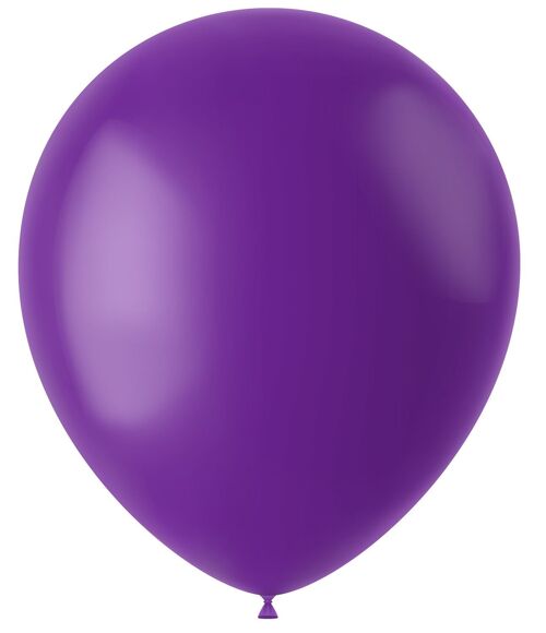 Ballonnen Orchid Purple Mat 33cm - 50 stuks