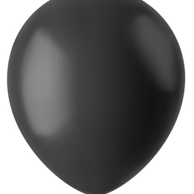 Luftballons Mitternachtsschwarz Matt 33cm - 50 Stück