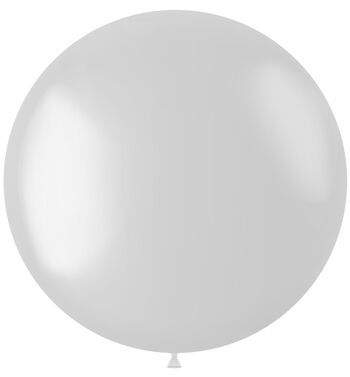 Ballon Coco Blanc Mat - 78 cm 2