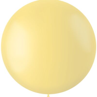 Globo Polvo Amarillo Mate - 78 cm