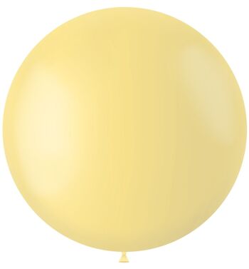 Ballon Poudre Jaune Mat - 78 cm 3