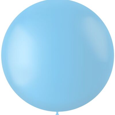 Palloncino Azzurro Polvere Opaco - 78 cm