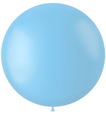 Ballon Poudre Bleu Mat - 78 cm 2